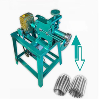 Machine multifonctionnelle électrique pour le gaufrage des bords de tôles en acier inoxydable et le formage de tubes, avec moteur, engrenages et roulements