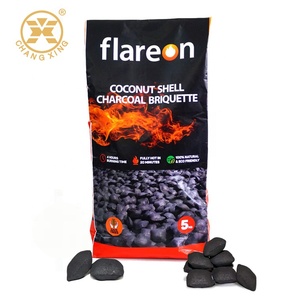 High Barrier Wasserdichte Plastiktüte aus Holzkohle Kunststoff laminierte Holzkohle beutel 3kg 4kg 5kg mit individuellem Logo - Product Image 5