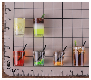 Venta al por mayor vacío a granel Kawaii Mini resina casa de muñecas bebida miniatura botella de <span class=keywords><strong>limón</strong></span> taza lata <span class=keywords><strong>café</strong></span> 3D jugo cocina jugar juguetes en Stock - Product Image 2