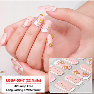 Kits de Uñas Postizas con Purpurina de la Serie Navideña, Colección de Lujo con Flores de Primavera en 3D - Product Image 5