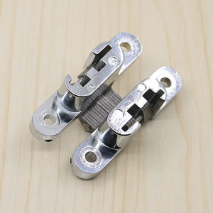 60.5x12.5 मिमी पॉलिश क्रोम 180 डिग्री जस्ता मिश्र धातु बालों के लिए - Product Image 2