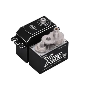 GX X50 50Kg Không Chổi Than Lập Trình Không Thấm Nước Kim Loại Bánh Răng Động Cơ 1/8 1/10 RC Xe <span class=keywords><strong>Traxxas</strong></span> Mô-men Xoắn Lớn Servo Cho 1/10 Xe Thuyền - Product Image 3