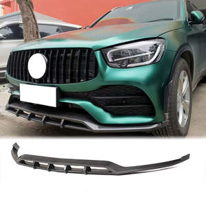 Séparateur de lèvre de pare-chocs avant en carbone pour <span class=keywords><strong>Mercedes</strong></span> Benz Classe <span class=keywords><strong>GLC</strong></span> X253 Sport GLC300 2020 2021 - Product Image 2