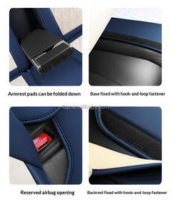 Housses de siège de voiture universelles en cuir Nappa avec support lombaire intégré, respirantes, adaptées aux Citroën <span class=keywords><strong>C3</strong></span> C4 C5 <span class=keywords><strong>Aircross</strong></span> Berlingo Cactus - Product Image 6