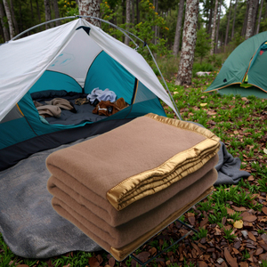 Hot bán 100% len nặng Lạc Đà đồng bằng cừu dệt chải kỹ thuật bốn mùa nước nóng Nữ Hoàng Chất lượng đôi ngoài trời raschel chăn - Product Image 4