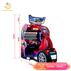 Đồng tiền hoạt động tốc độ xe đua <span class=keywords><strong>Arcade</strong></span> trò chơi video Máy kinh nghiệm thú vị lái xe trò chơi xe hơi với 42 inch màn hình - Product Image 2