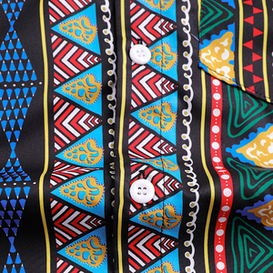 Nuovo arrivo ultimo Design all'ingrosso stile India estate <span class=keywords><strong>fantasia</strong></span> Button Down hawaiana stampata a manica corta Casual da uomo - Product Image 4