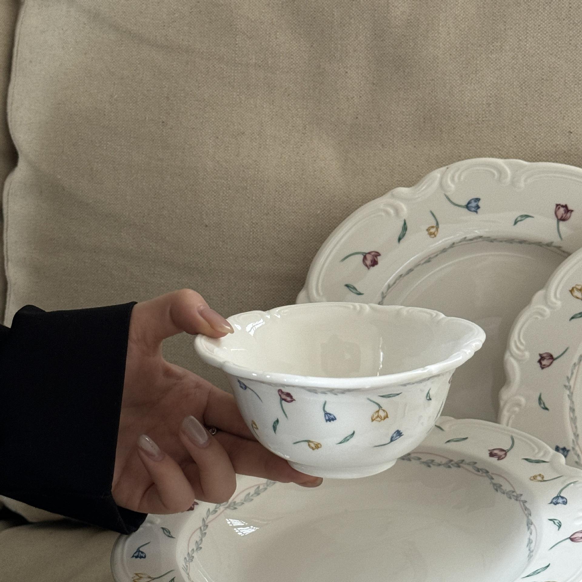 ชามลูกไม้13*6