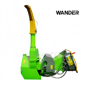 Déchiqueteuse à bois pour tracteur, 7 pouces, <span class=keywords><strong>10</strong></span> pouces de diamètre avec rouleaux d'alimentation automatique hydraulique et goulotte plus grande - Product Image 5