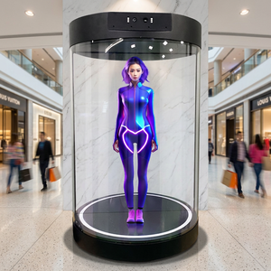 เครื่องโฆษณาโฮโลแกรม 3 มิติ ขนาด 21.5 นิ้ว รุ่น Utech Exhibition A133 Hall ควบคุมผ่านแอป หน้าจอ LCD ความละเอียด 1920x1080 ปรับ<span class=keywords><strong>ภาพ</strong></span>อัตโนมัติ - Product Image 5