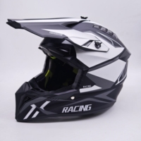 Casco DE MOTO DE CROSS para motocross aprobado por DOT de fábrica, casco todoterreno personalizado, espuma transparente ABS personalizable, 30-40 días laborables