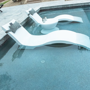 Chaise longue de piscine pour l'extérieur, <span class=keywords><strong>transat</strong></span> aquatique, chaise longue de piscine pour terrasse - Product Image 2