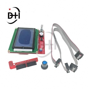 12864 สมาร์ทคอนโทรลเลอร์ RAMPS 1.4 LCD 12864 แผงควบคุมจอแอลซีดีหน้าจอสีน้ำเงินสำหรับเครื่องพิมพ์ 3D LCD12864 - Product Image 6