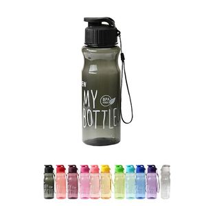 Sale 550Ml Clear Pet <b>Plastic</b> Sports Bottles Custom Logo Bottle for Hot Cold Water - Product Image 5