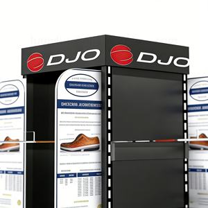 Exhibidor Giratorio de 4 Lados con Estantes de Acrílico Transparente, Soporte Giratorio para Zapatos para Tiendas de Calzado y Tiendas Minoristas - Product Image 6