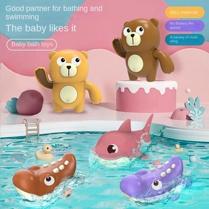 Juguete de Baño de Plástico ABS con Sonido al Apretar, Cadena de Agua en Espiral con Patito, Oso y Tortuga, para Niños de 5 a 7 Años, Celebrado en Internet por Zhiqu - Product Image 2