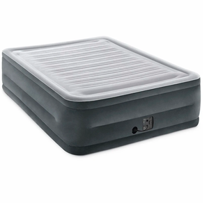 <span class=keywords><strong>Matelas</strong></span> pneumatique gonflable floqué double taille <span class=keywords><strong>avec</strong></span> pompe à air intégrée pour le camping intérieur et extérieur - Product Image 2