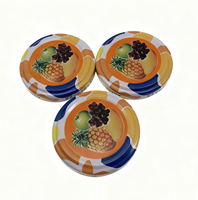 Botellas de Vidrio de 53 mm con Tapas Metálicas de Hojalata y Tapas de Rosca, Aptas para Alimentos, Ecológicas, a Prueba de Fugas, a Prueba de Niños y de Fácil Apertura, Serie para Bebidas
