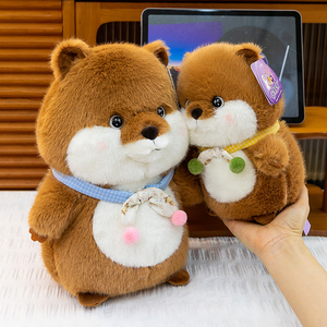 Vente directe d'usine, prix bas, jouet en peluche en forme de marmotte, adorable marmotte dodue, jouet en peluche en forme d'animal, compagnon de bébé, poupée - Product Image 4