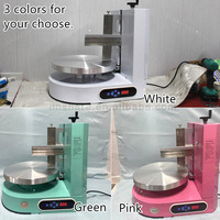 Machine à décorer les gâteaux électrique, grattoir à gâteau semi-automatique, machine à lisser le glaçage