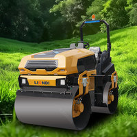 Nouveau Compacteur routier à double tambour vibrant DVR-4000 de 4 tonnes, Compacteur léger pour sols, fabriqué en Chine