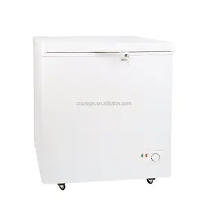 Courage BD-158-refrigerador de pecho con puerta abierta superior, congelador horizontal profundo