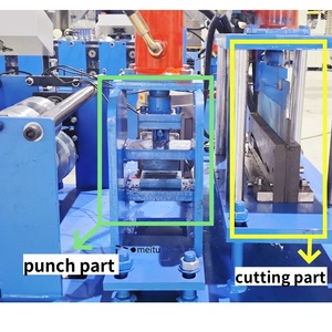 Đứng di động đường May cuộn tạo thành máy đứng kim Loại mái dường như máy Snap khóa đứng đường may mái máy - Product Image 5