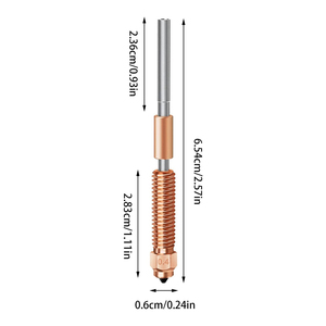 Boquilla de alta calidad <span class=keywords><strong>para</strong></span> K1C <span class=keywords><strong>Ender</strong></span> <span class=keywords><strong>3</strong></span>, 0,4mm, 0,6mm, 0,8mm, compatible con impresión de alta velocidad <span class=keywords><strong>para</strong></span> boquilla K1C - Product Image 1