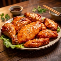 TREASURES pour CUISEURS 1kg Mélange d'assaisonnement en poudre séchée pour barbecue saveur Miel BBQ pour Ailes de poulet Shandong ISO