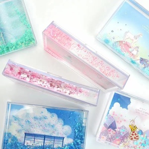 <span class=keywords><strong>Album</strong></span> di foto personalizzato rettangolare con cornice in acrilico trasparente da 3 pollici di alta qualità con effetto scintillante flottante - Product Image 1