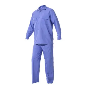 Quality Assurance 100% Polyester 135gsm Safety Workwear Suit Economical Design coverall workwear safety