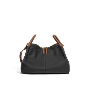 Sac à bandoulière en cuir véritable pour femme, motif bonbon, avec sangle réglable, sac détachable, doublure en coton, fermeture éclair, motif lettres - Product Image 4