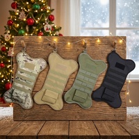 Sac cadeau tactique personnalisé en polyester imperméable et durable avec sangle Molle pour patch, capacité 20kg+, idéal pour Noël