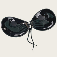Haute qualité adhésif rond corde ascenseur Push up bandoulière sans bretelles main paume poitrine Silicone adhésif soutien-gorge Pad sous-vêtements