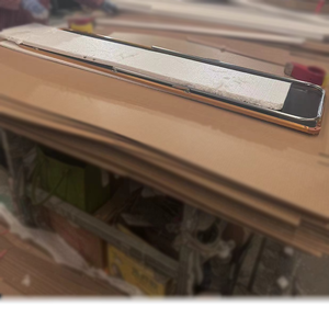 Espejo de Pie Delgado <span class=keywords><strong>y</strong></span> Largo de Fábrica, Espejo Rectangular de Cuerpo Entero con Marco Metálico Dorado Personalizado - Product Image 2