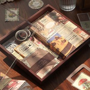 Vente en gros Boîte cadeau d'accompagnement d'étudiant créative et rétro en papier costume de papeterie pour filles - Product Image 1