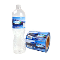 Fabricant d'étiquettes d'emballage rétractable personnalisées Film d'emballage thermorétractable en PVC Étiquette de manchon rétractable pour bouteille en plastique en verre