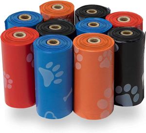 Sacs à déjections canines biodégradables imprimés sur mesure, sacs à déchets pour chiens en plastique durable avec design personnalisé - Product Image 1