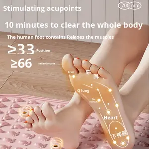 Flüssig-Feststoff Weiche PP Ovale Akupressur-Matte Vergrößerte Verdickte Erwachsenen-Fußmassagematte für Heimfitness Indoor-Langsamlauf - Product Image 3