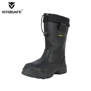 Großhandel benutzer definierte wasserdichte Woodland Forest Steel Toe Männer Arbeits stiefel Sicherheits schuhe S3