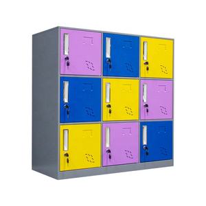 Armario escolar <span class=keywords><strong>de</strong></span> 9 puertas para estudiantes, colorido, para guardar maletas y <span class=keywords><strong>maquillaje</strong></span> - Product Image 5