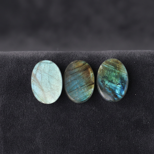 Natural Rainbow Labradorite Oval Cabochon Loose Gemstones Third Party Certified Wholesale Gopika Brand For Jewelry Making - Product Image 1
