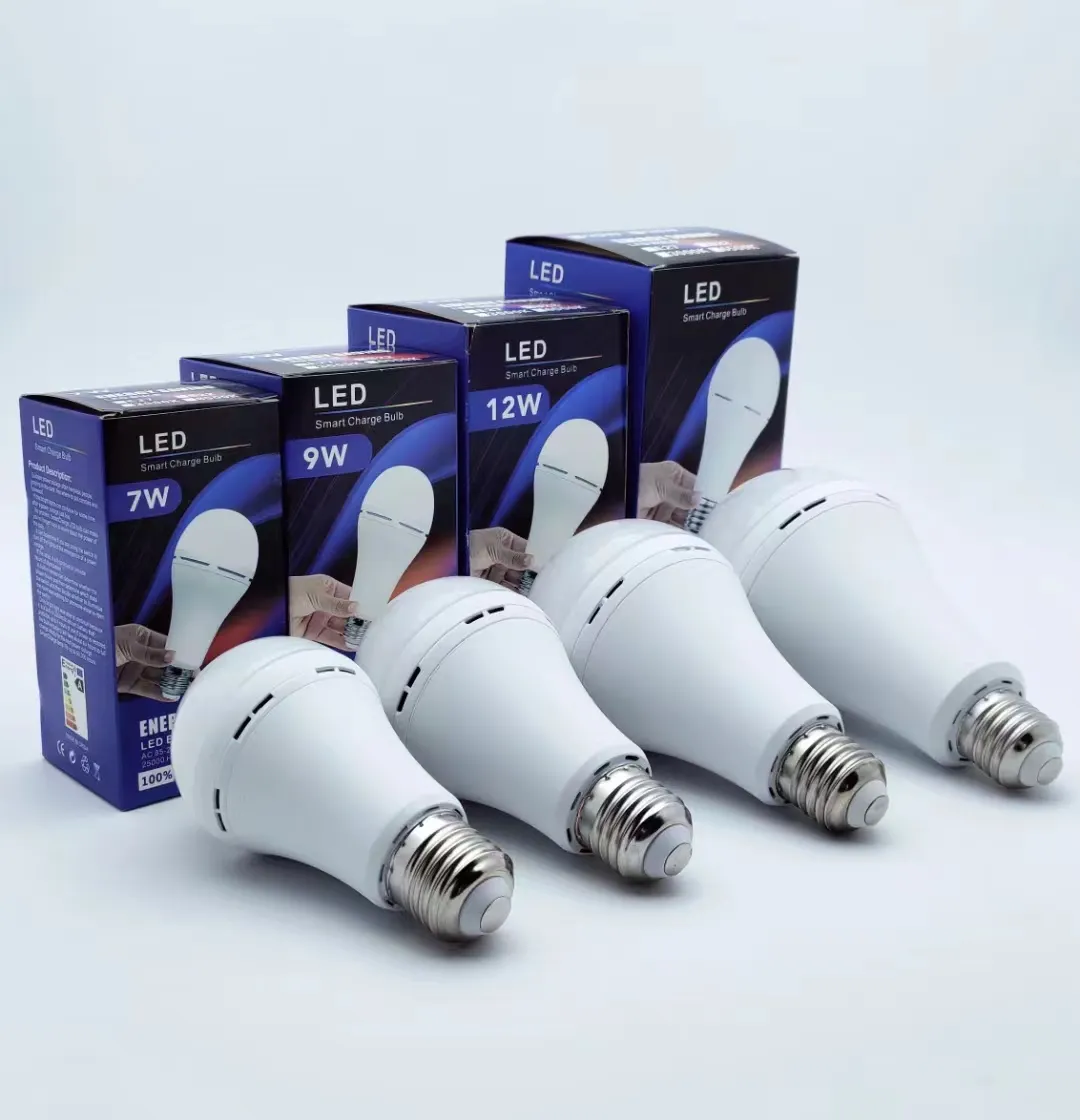 Wiederauf ladbare Not lampe E26 B22 E27 Halter Batterie betriebene LED-Glühbirne für zu Hause