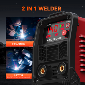ARCCAPTAIN Poste à souder onduleur standard européen 2 en 1 <span class=keywords><strong>MMA</strong></span>/LIFT TIG 140A 230V Mini portable avec affichage numérique LED - Product Image 2