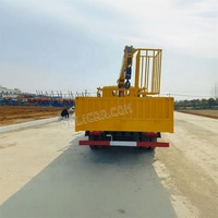 FAW 4x2 Mini camioneta montada en grúa telescópica hidráulica 3 toneladas 4 toneladas 5 toneladas combustible diésel furgoneta de carga a la venta
