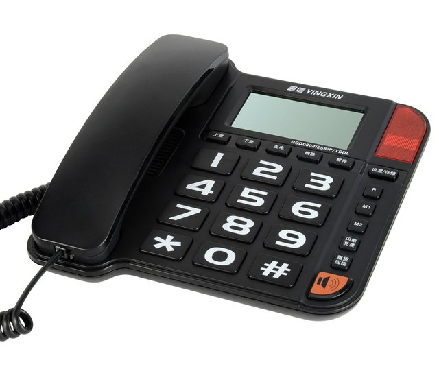 ESN-258 Corded phone   home telephone office telephone big button landline  telephone big key phone