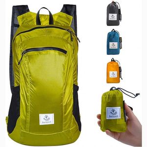 Free sample Printed logo on a factory-made, waterproof, <b>foldable</b> backpack with a large capacity and minimal weight - Product Image 1