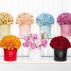 กล่องดอกไม้รูปเห็ดแบบคลาสสิกขายส่ง Eternas Rosas Preservadas ของขวัญพร้อมสลักชื่อบนถุงดอกกุหลาบนิรันดร์ - Product Image 6