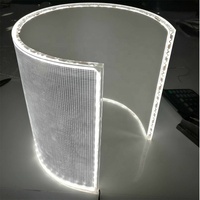 Fine qualité optique transparent PMMA LGP clair Laser pointillant V coupe feuille acrylique LED plaque de guidage de lumière