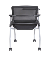 Chaise en maille confortable au design moderne, table de formation pour bureau et salle de conférence, mobilier scolaire empilable